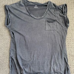Aerie gray boyfriend tee. Large